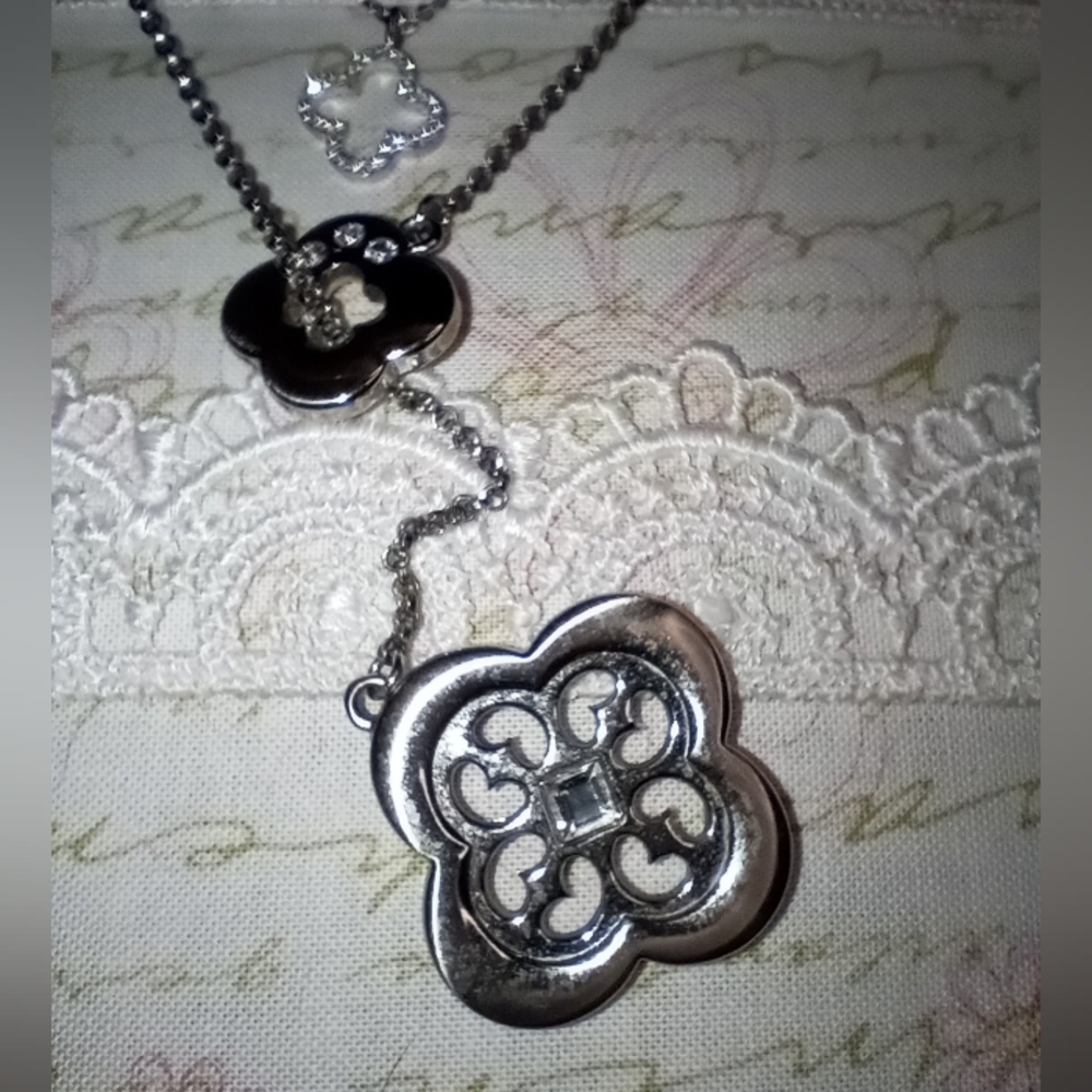 Silver Socialite Necklaces And Ring - Picture 5 of 11